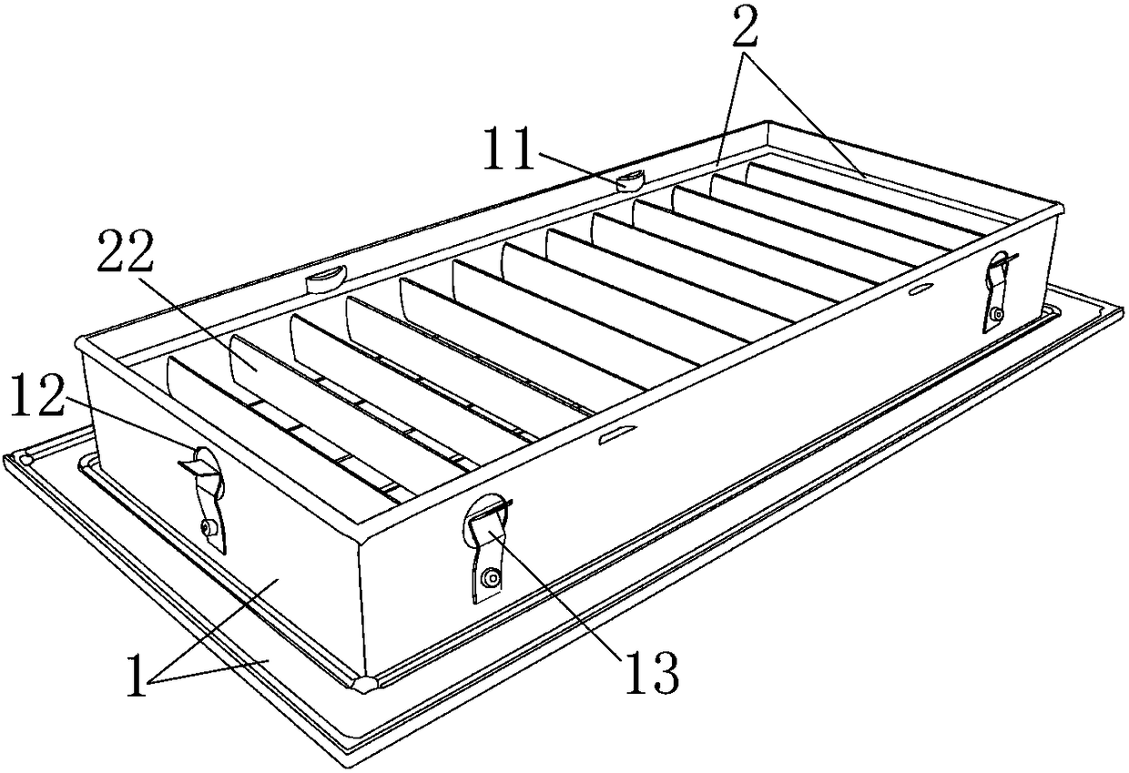 Switchable vertical and horizontal double-layer louvers and switching method for easy cleaning