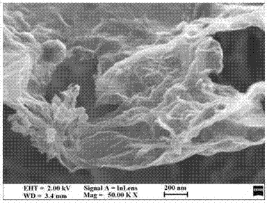 Preparation and application of nitrogen-doped graphene-carbon nanohorn composites