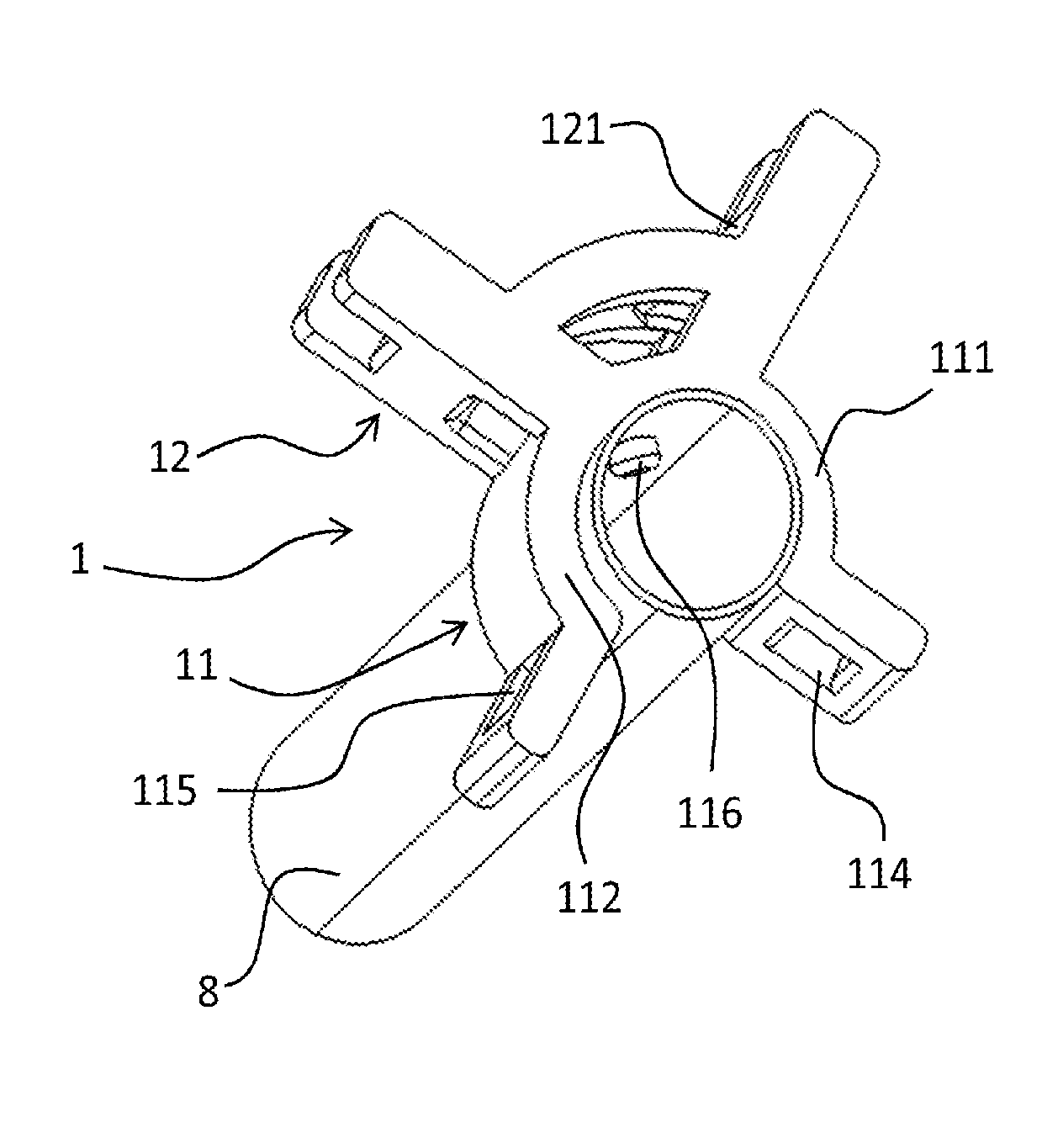 Support element for supporting at least one conduit in an aircraft, and corresponding support device