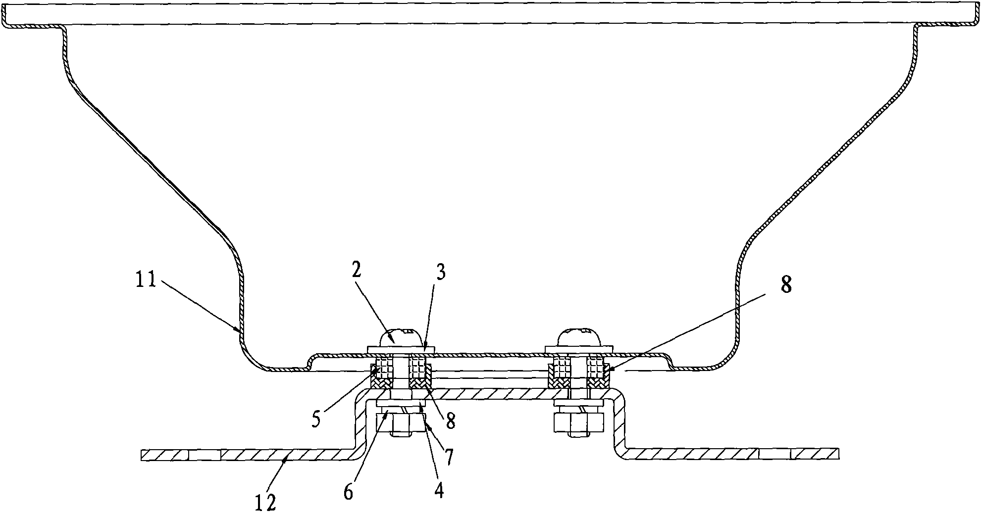 Hermetic connecting device and method