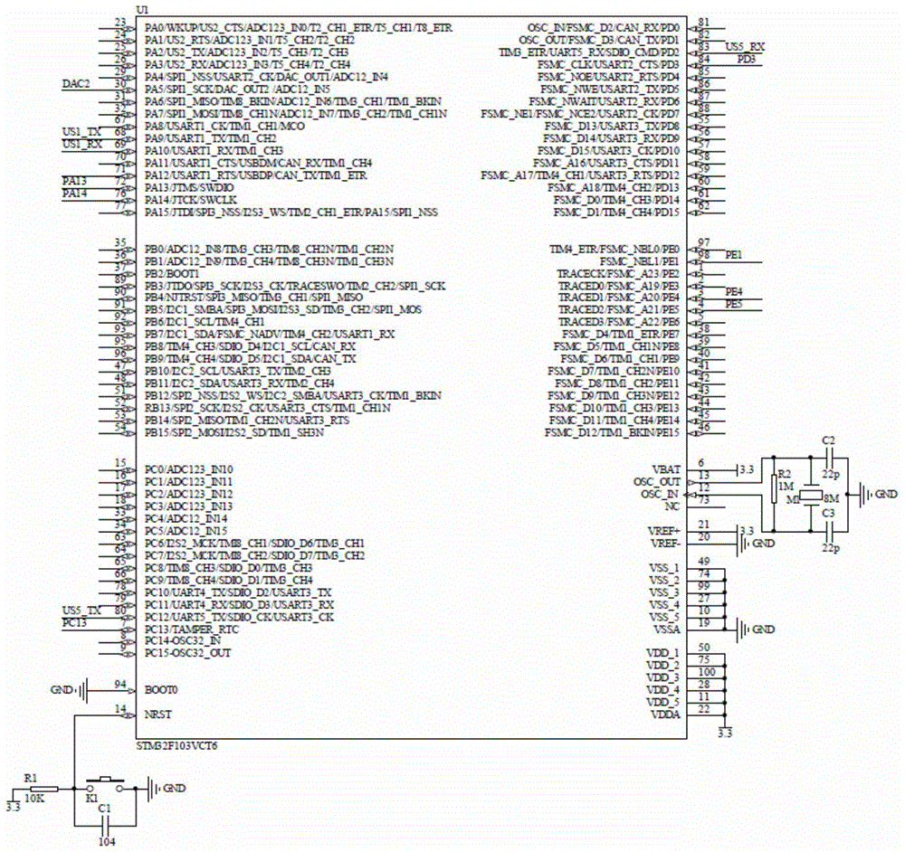 A control circuit of desktop automatic rubber encapsulation equipment