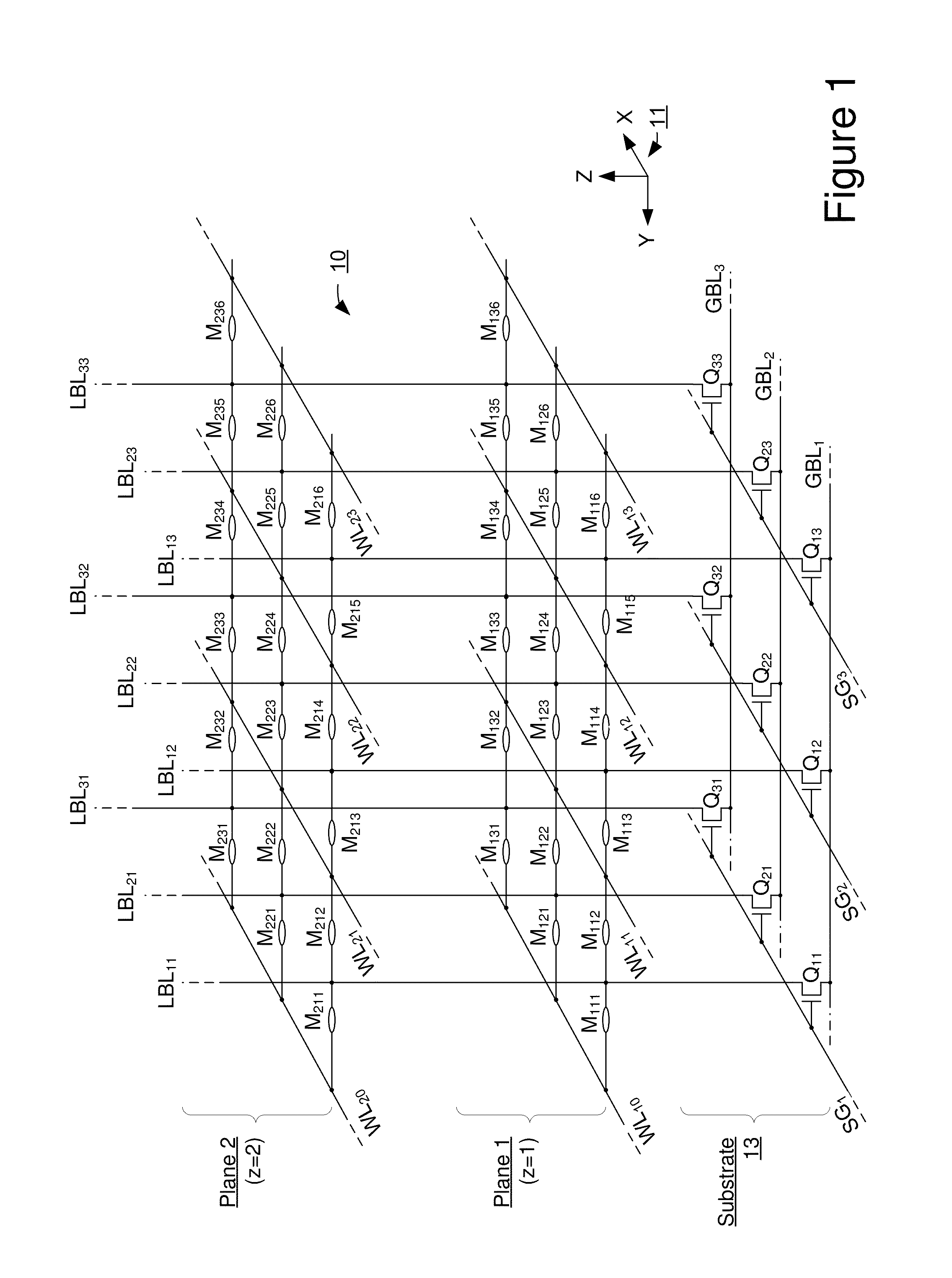 Interleaved grouped word lines for three dimesional non-volatile storage