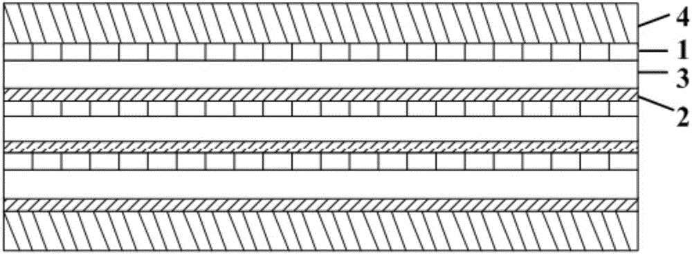 Electromagnetic shielding composite membrane material and preparation and application thereof