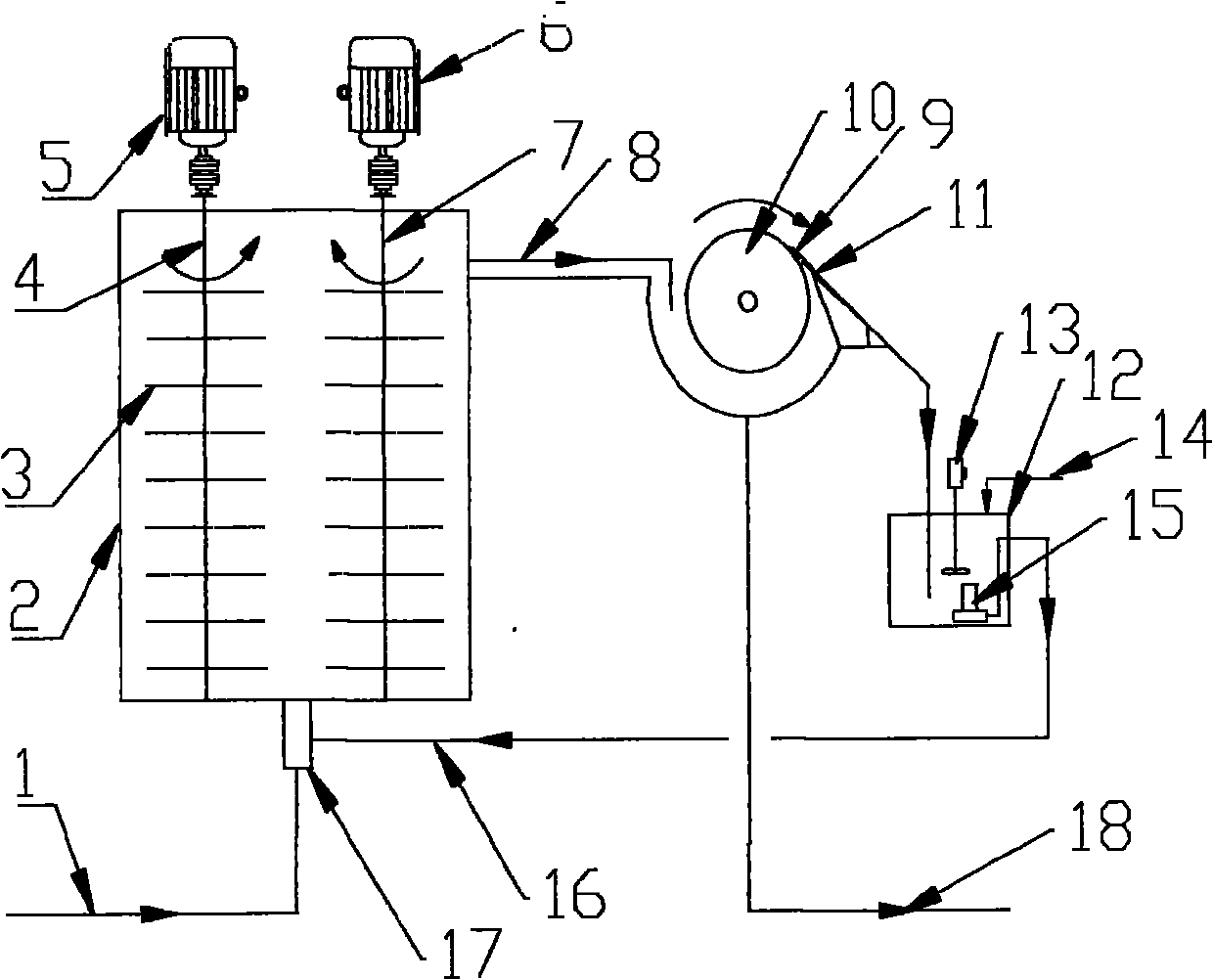 Residual sludge cell wall breaking method