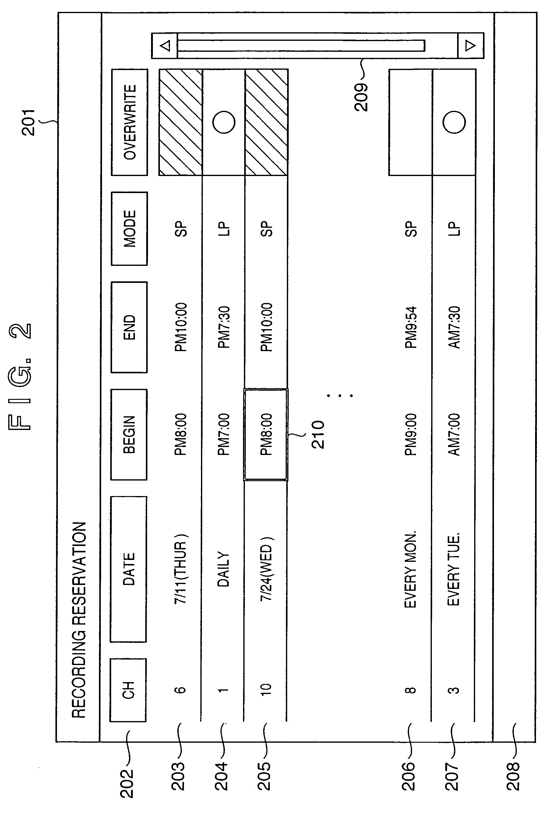 Recording apparatus with determining whether or not information signals recorded previously on recording medium in accordance with repetitive recording reservation program have already been reproduced
