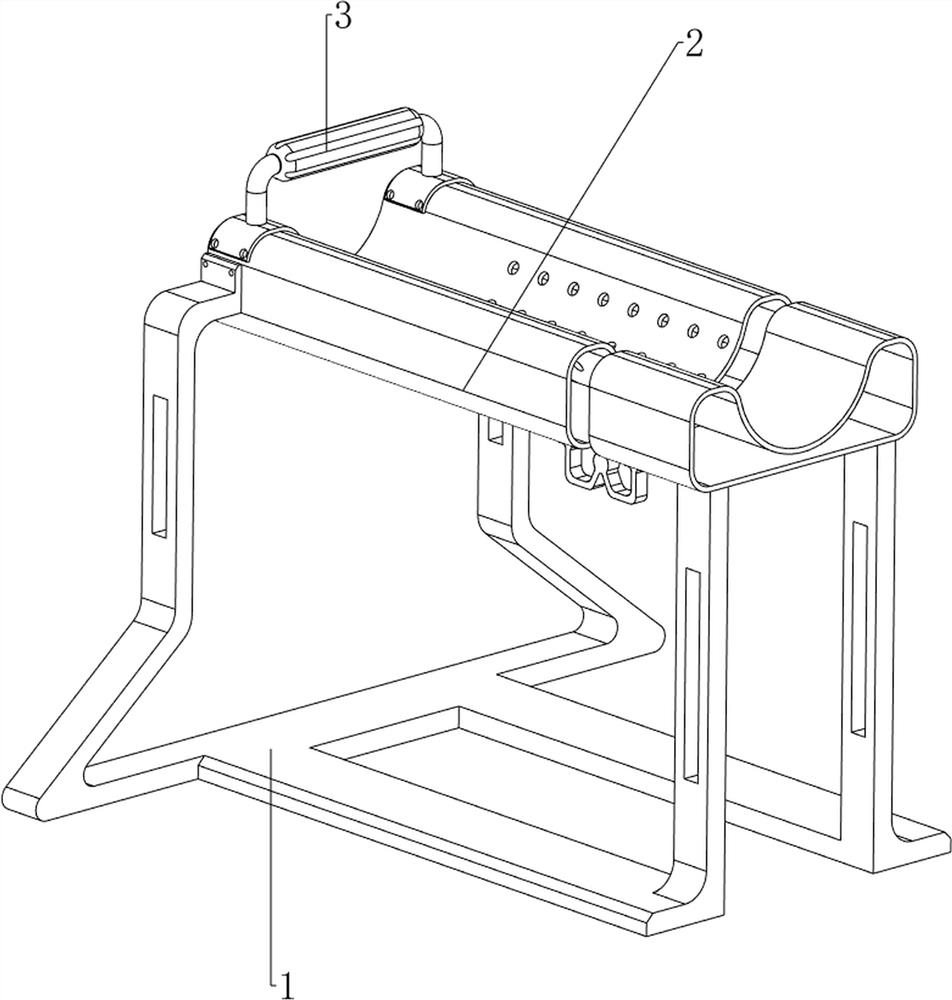 Blood sampling table with blood sickness prevention function