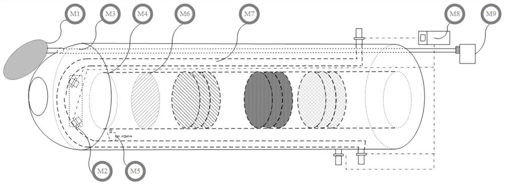 Front-mounted lens online intelligent self-cleaning device and method based on lens fuzzy detection
