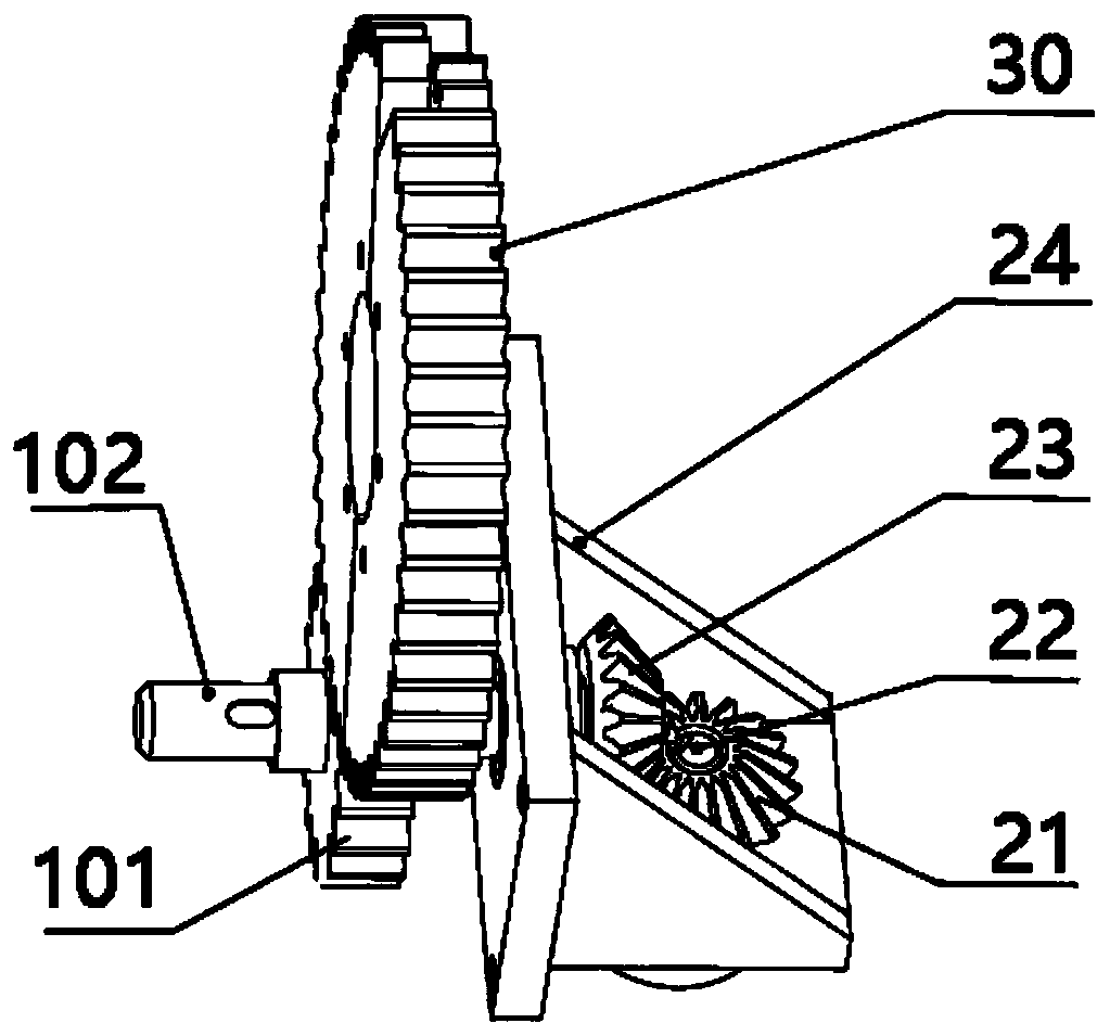 An electric manual double-driven middle stripping device for high-voltage conductors