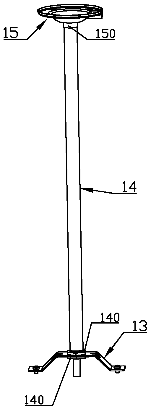 Suspension type mold grid LED classroom lamp and using method thereof