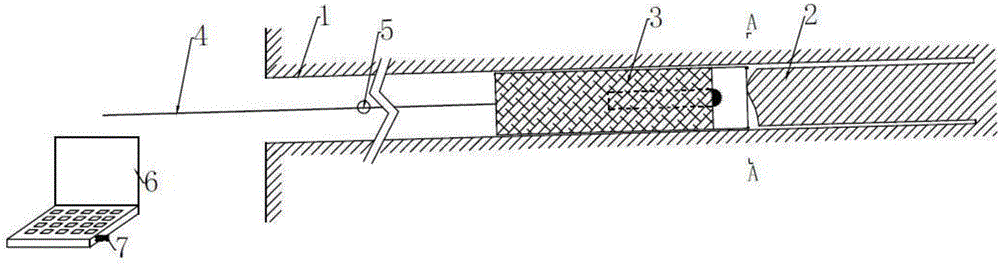 Device and method for measuring crustal stress through single drill hole