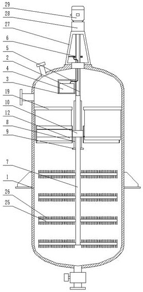 Microbial fermentation tank capable of defoaming