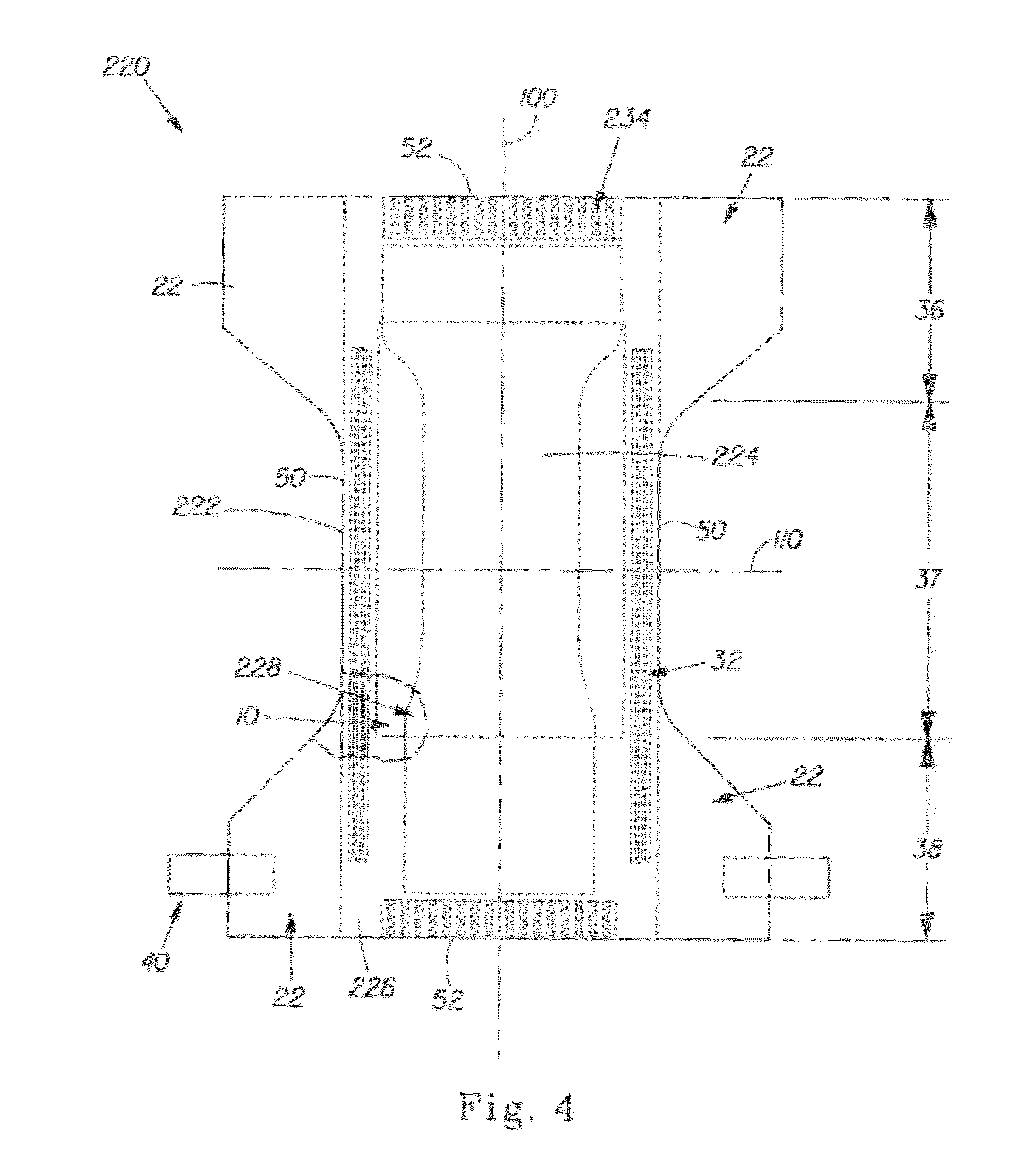 Disposable absorbent article containing an adhesively bonded elastic member