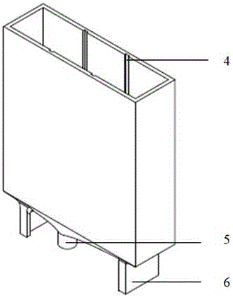 Acid adding funnel for lead-acid storage battery