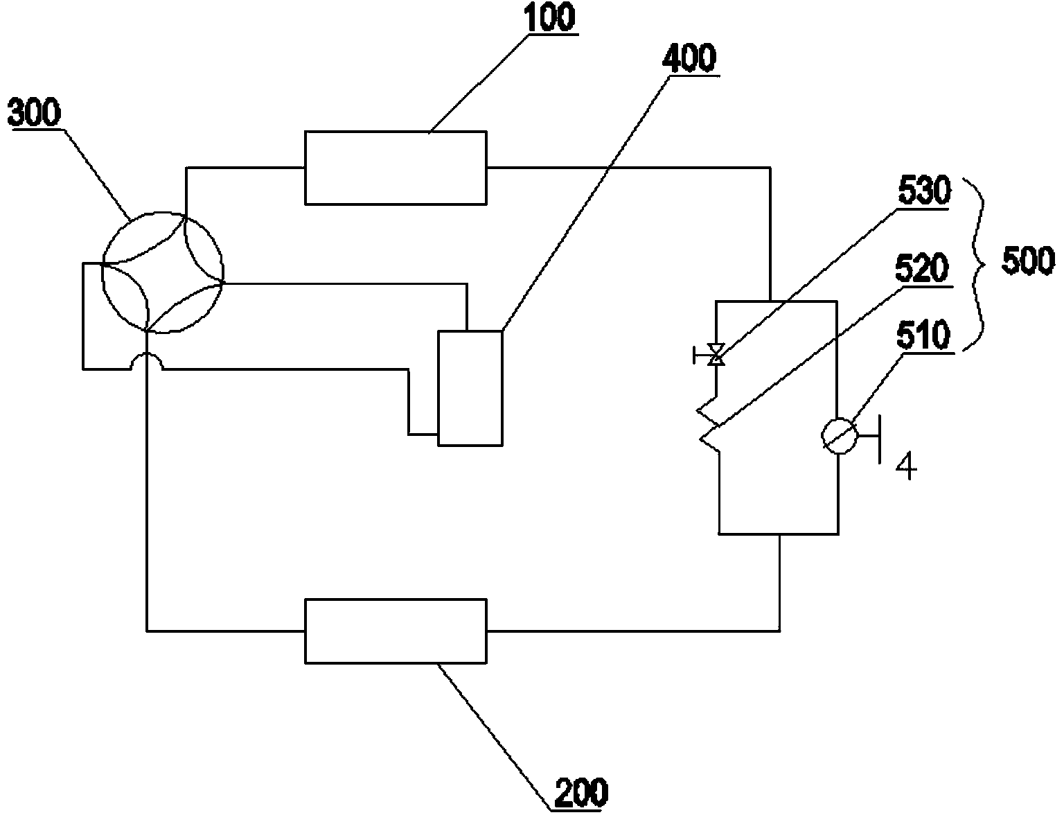 Fixed-frequency air conditioner and control method of fixed-frequency air conditioner