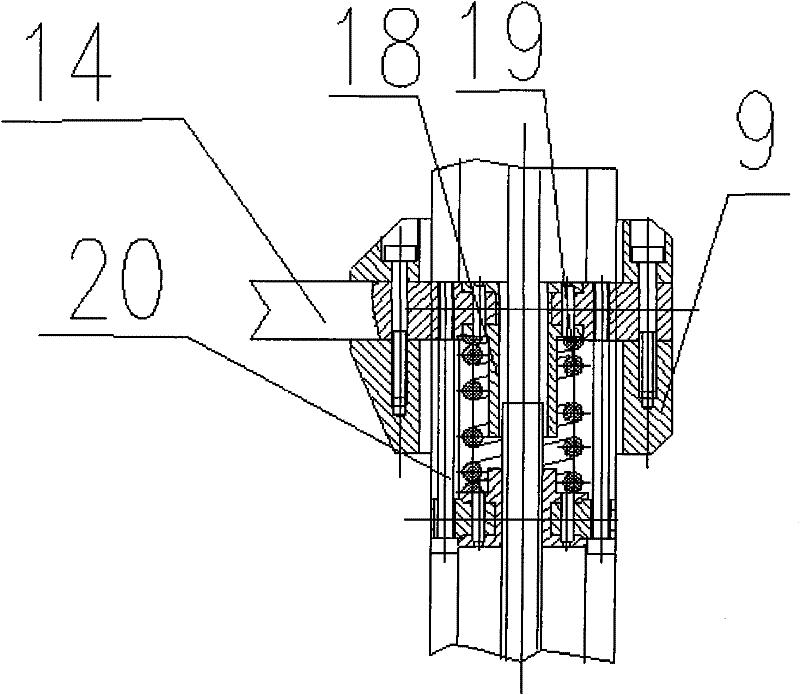 Robot for polling transmission line