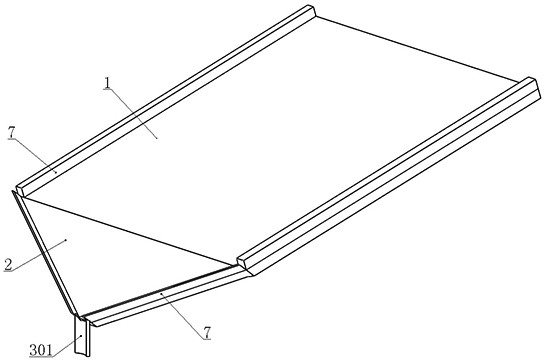 A textile printing and dyeing cooling device with waste water collection function