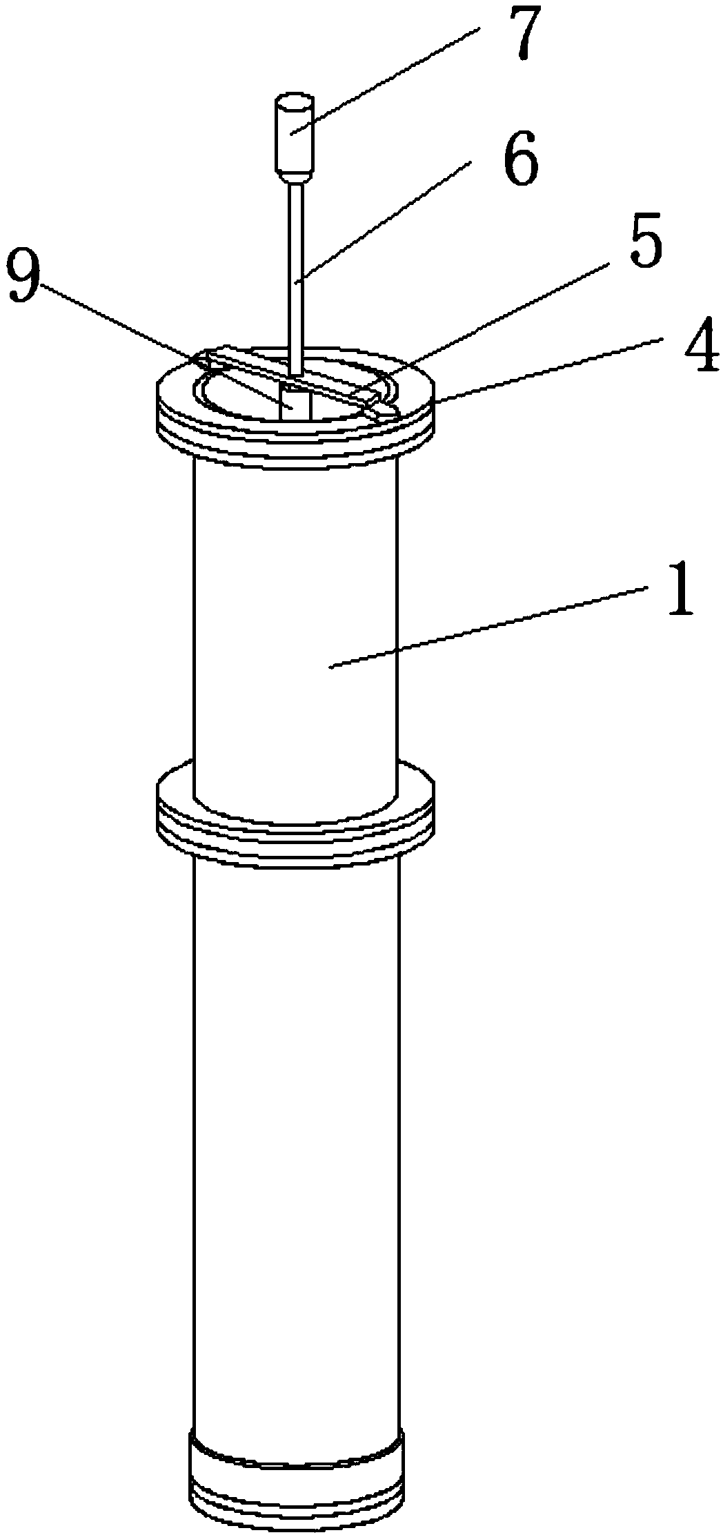 Quartz feeding barrel with repeated feeding functions for single crystal furnace