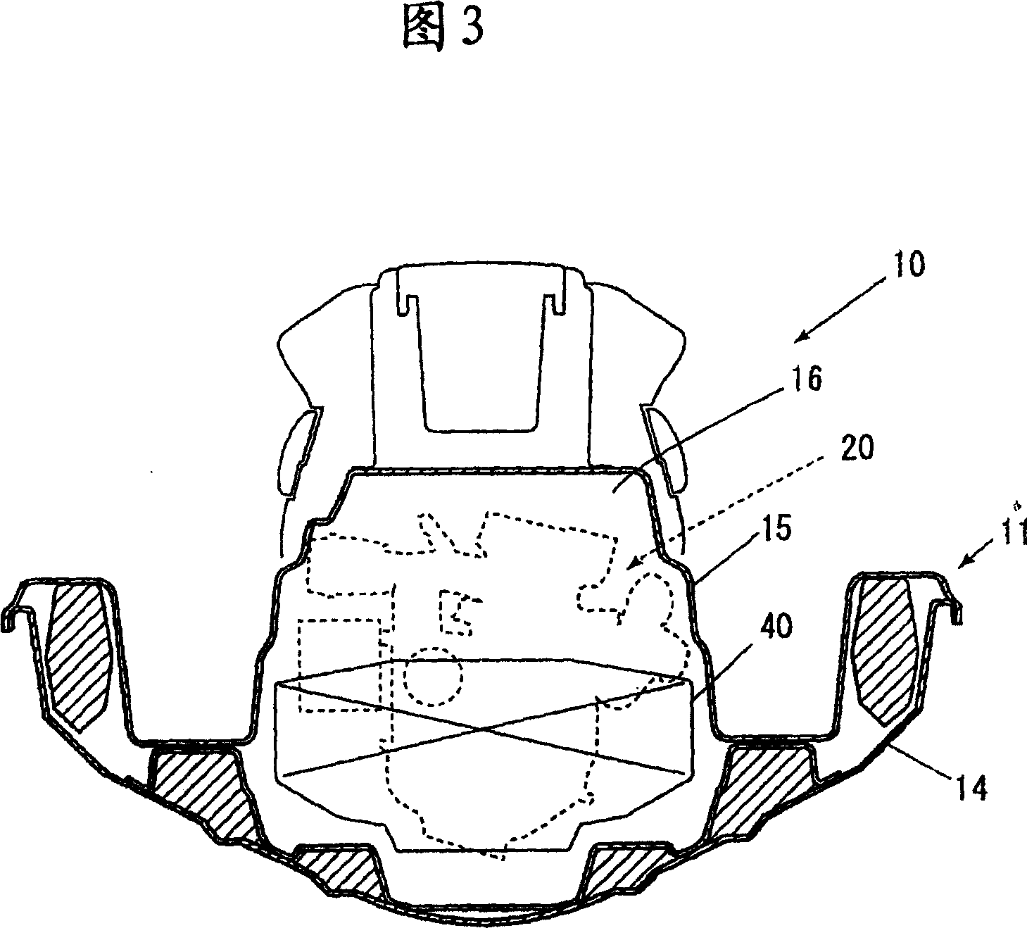 Electric component installation structure for boat