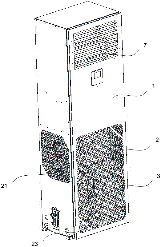 Base station air conditioner and control method thereof