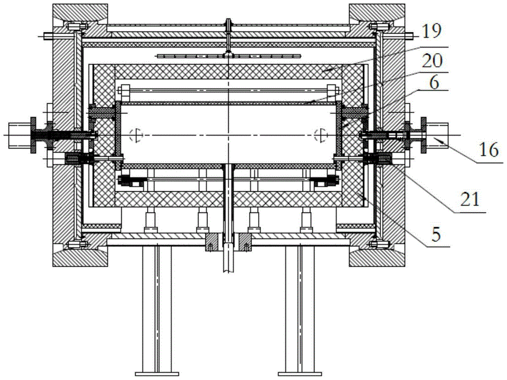 Pressure sintering furnace with rapid cooling function