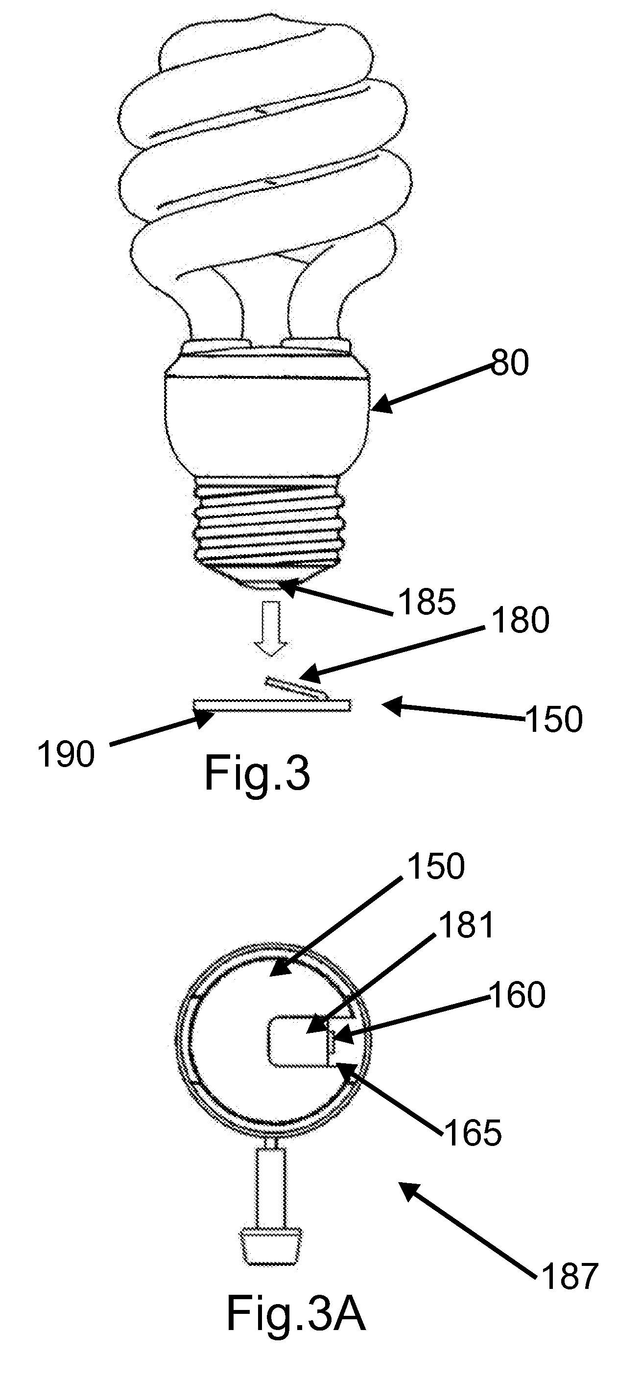 Three-way to one-way light bulb adaptor