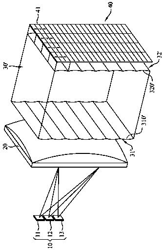 High-efficiency head-up display lighting system using three-primary-color light source