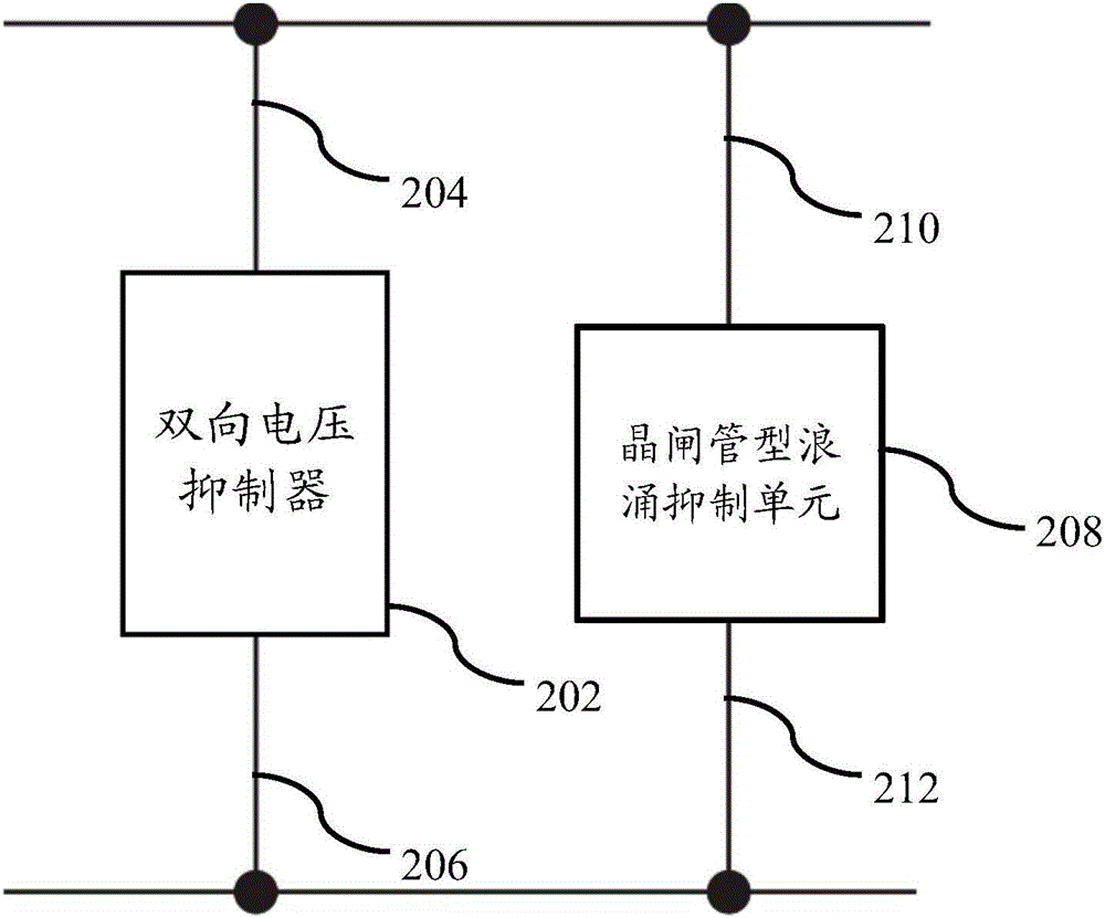 Surge protection circuit and electronic device using same