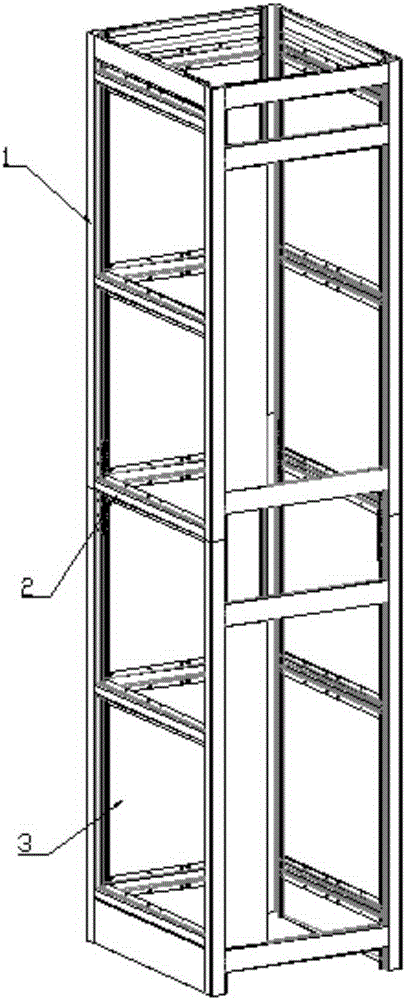 Elevator shaft structure