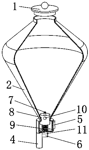 High-precision dropping funnel