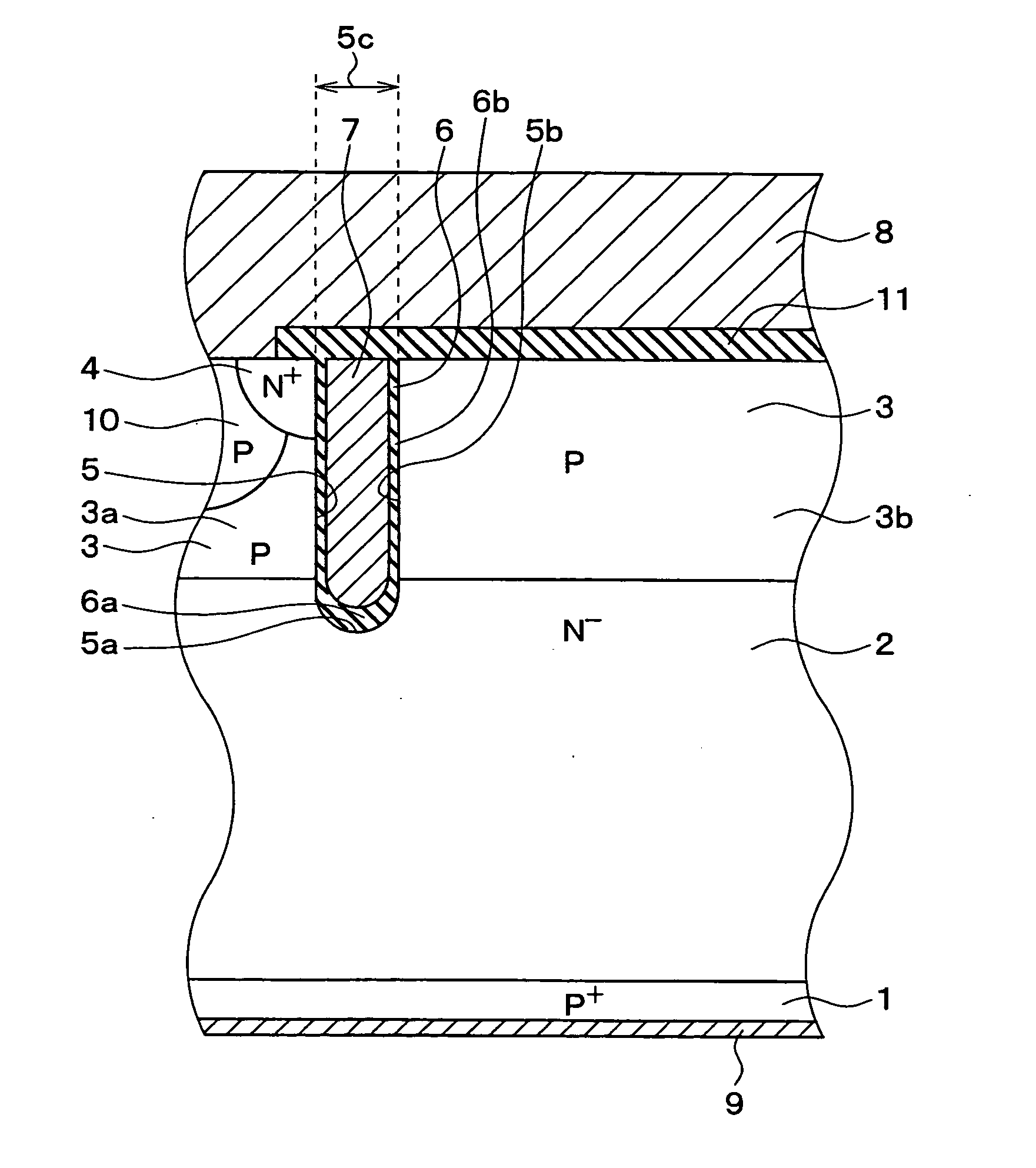 Trench gate type semiconductor device