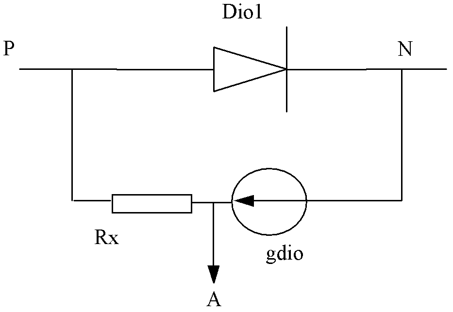 Diode artificial circuit model