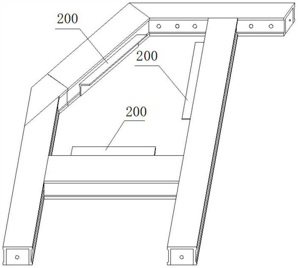 Construction method of special-shaped floor formwork without scaffold