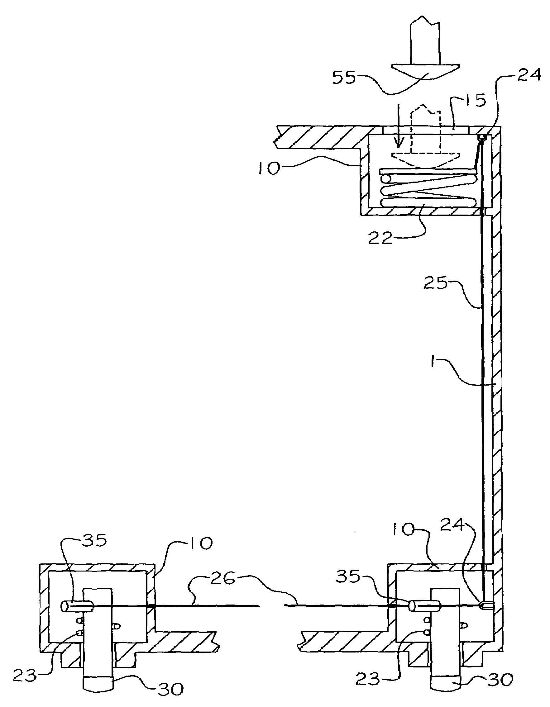 Integrated corner casting locking mechanism for shipping containers