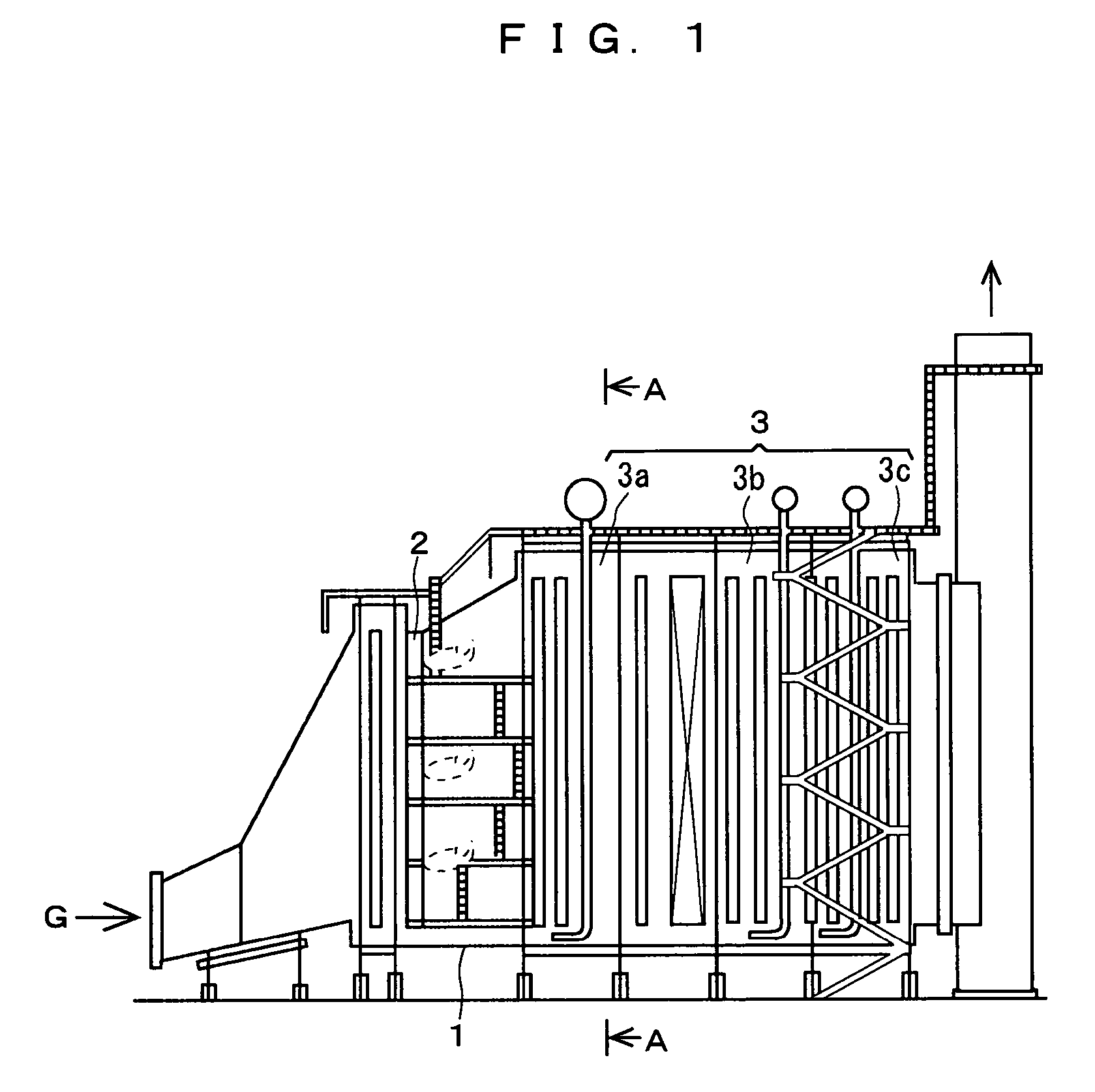 Heat exchanger tube panel module, and method of constructing exhaust heat recovery boiler using the same