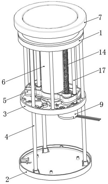 Miniature lead screw transmission mechanism with noise reduction effect ...