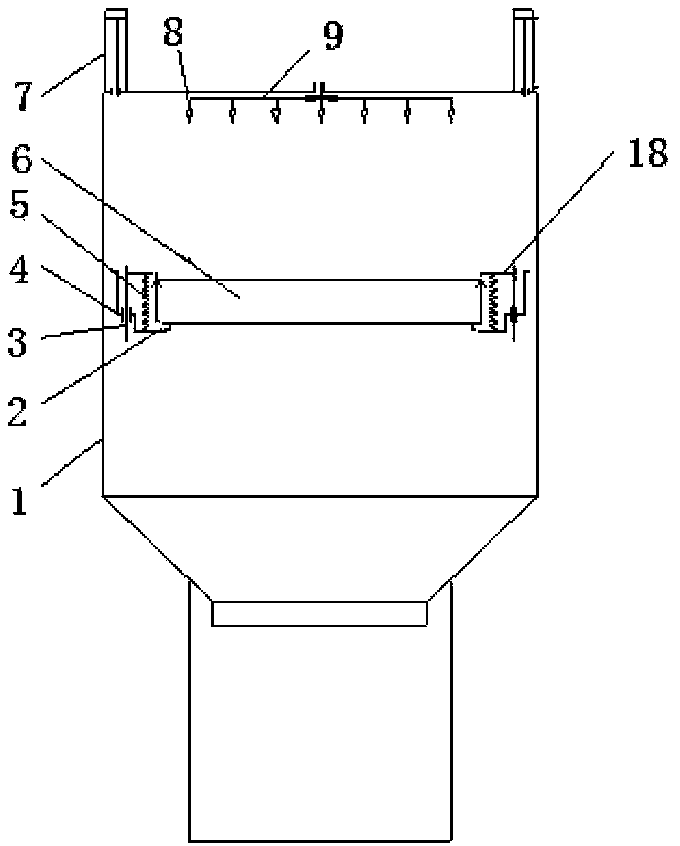 Fully-sealed airflow cracking and automatic receiving integrated device