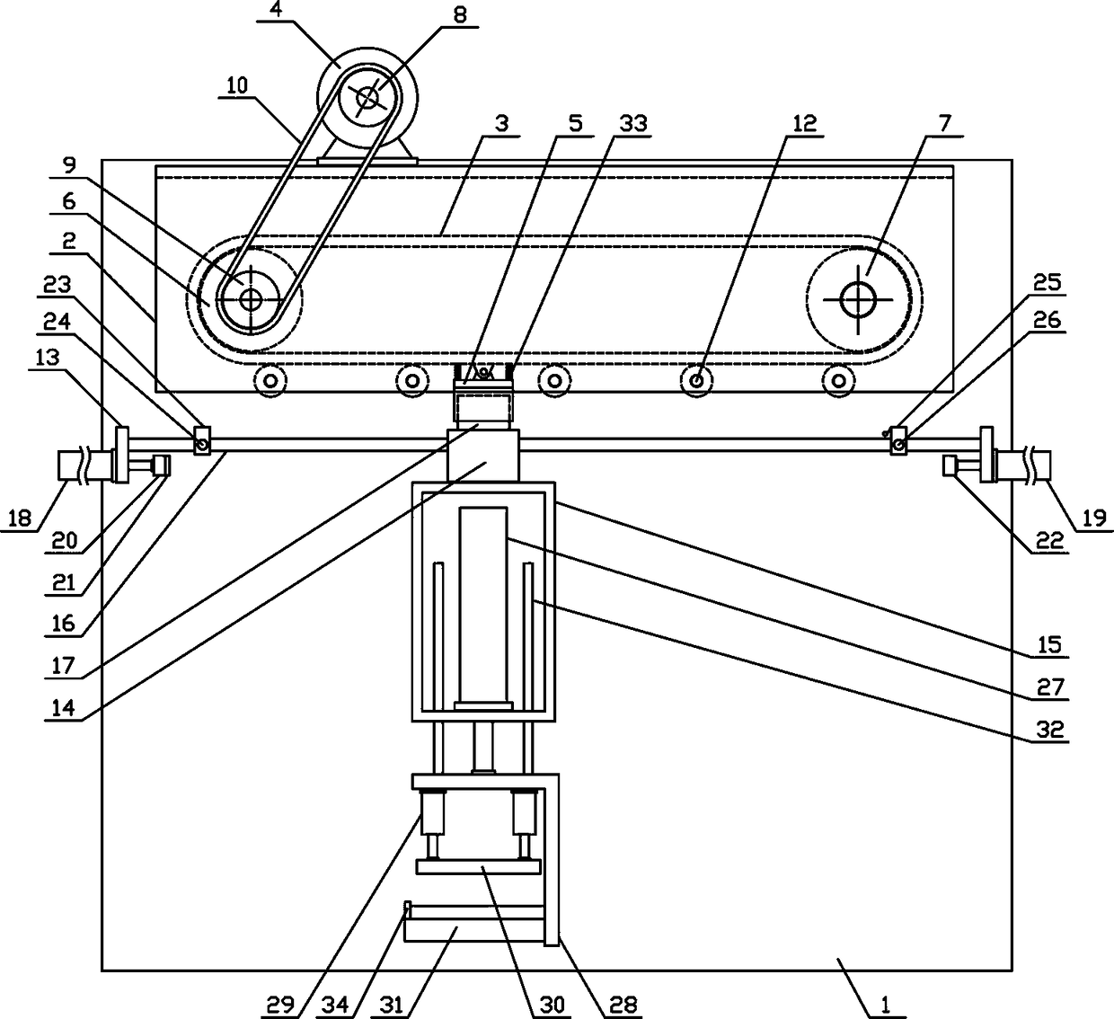 Flax carding feeding mechanism