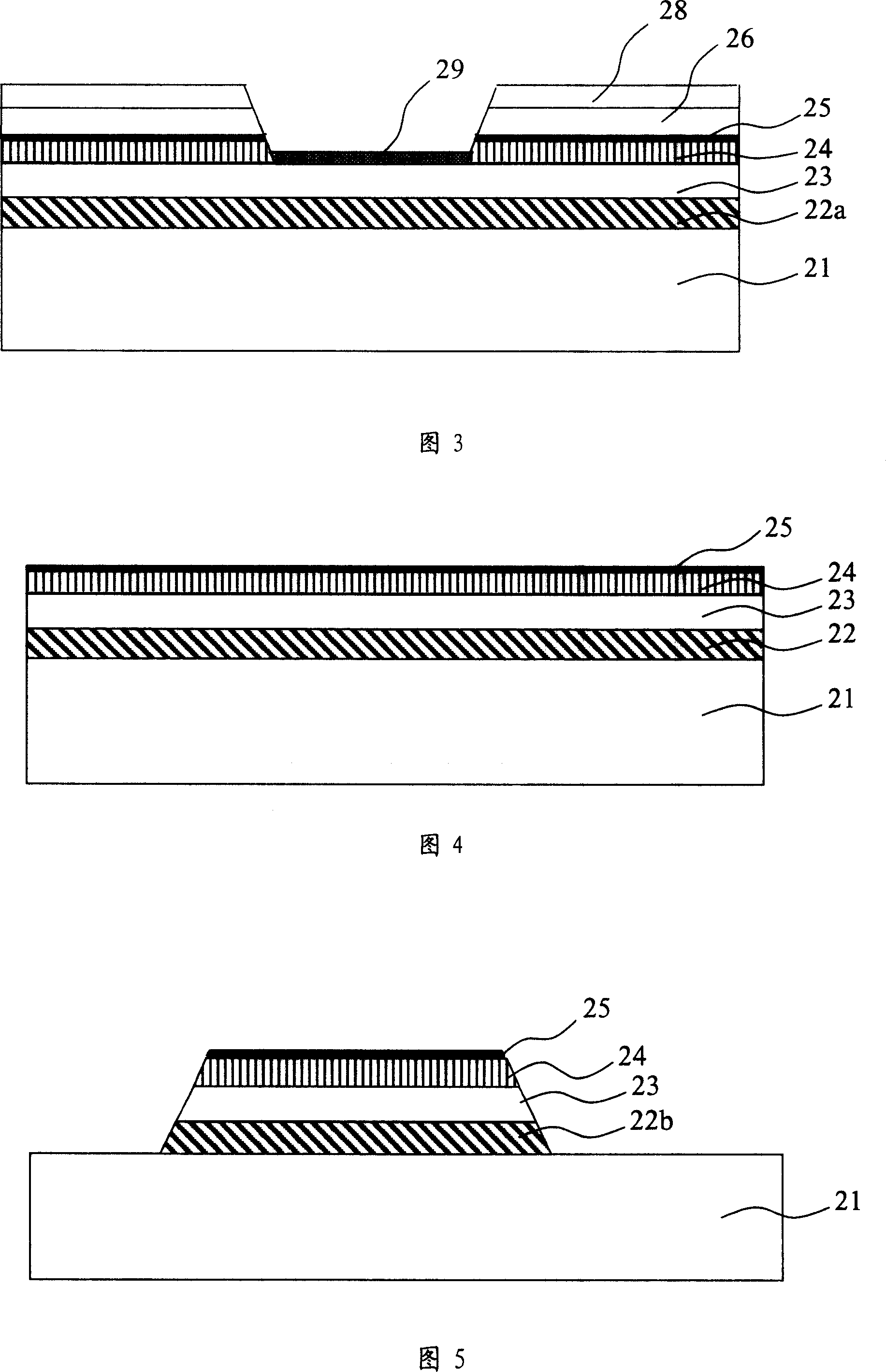 TFT matrix structure and making method thereof