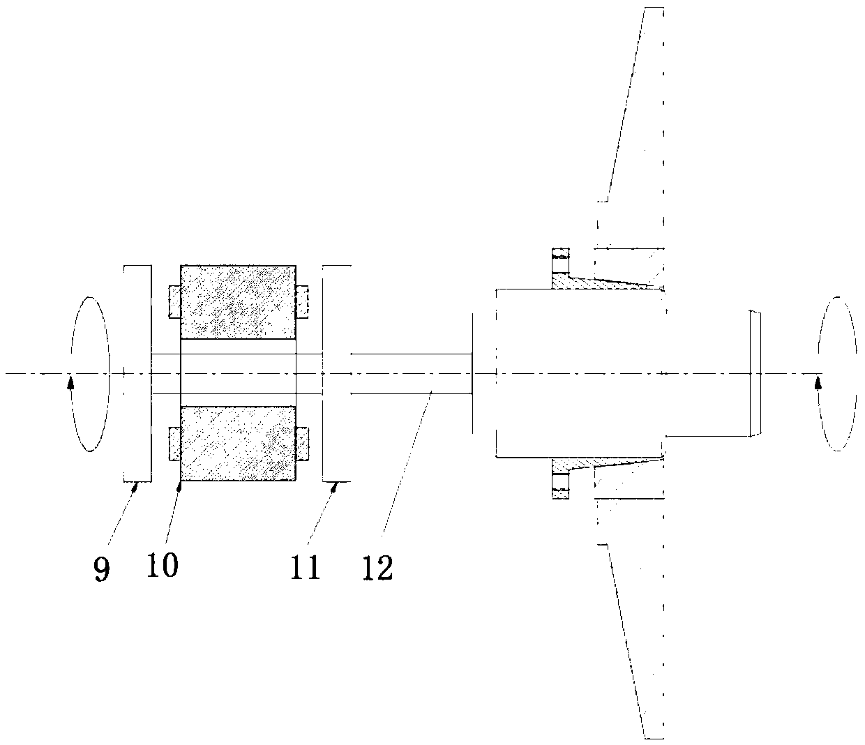 A fast braking device and method for an optical fiber screening machine