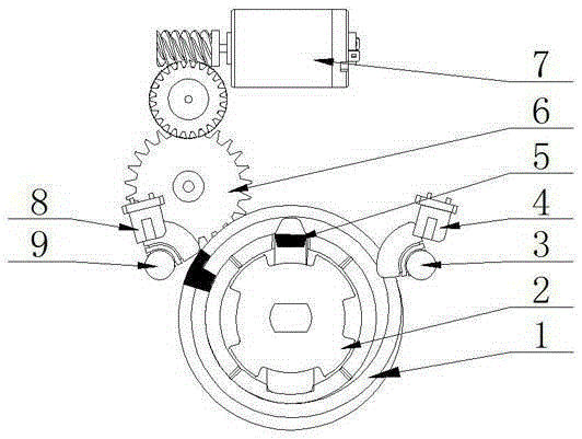 Lock state reminding device