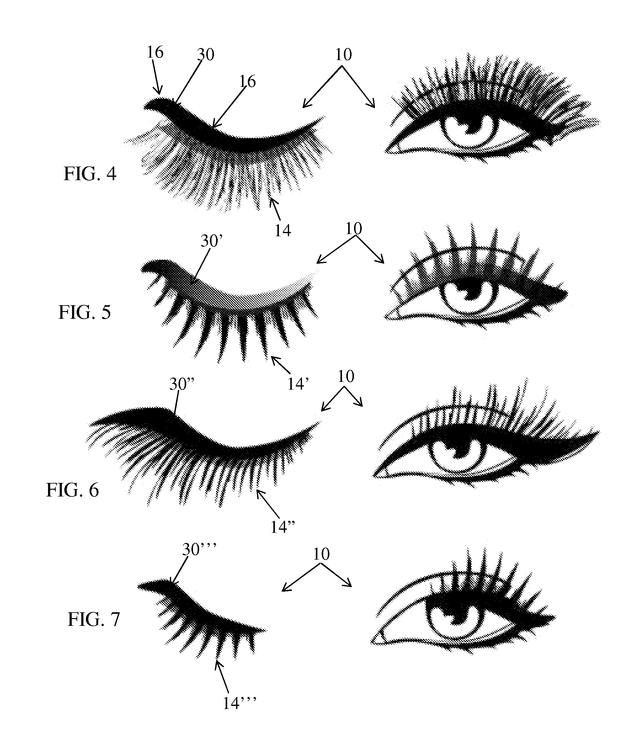 Eye makeup device