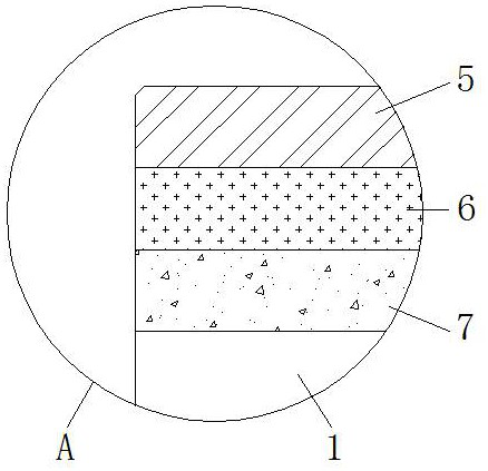 Wear-resistant and flame-retardant composite PVC (polyvinyl chloride) floor