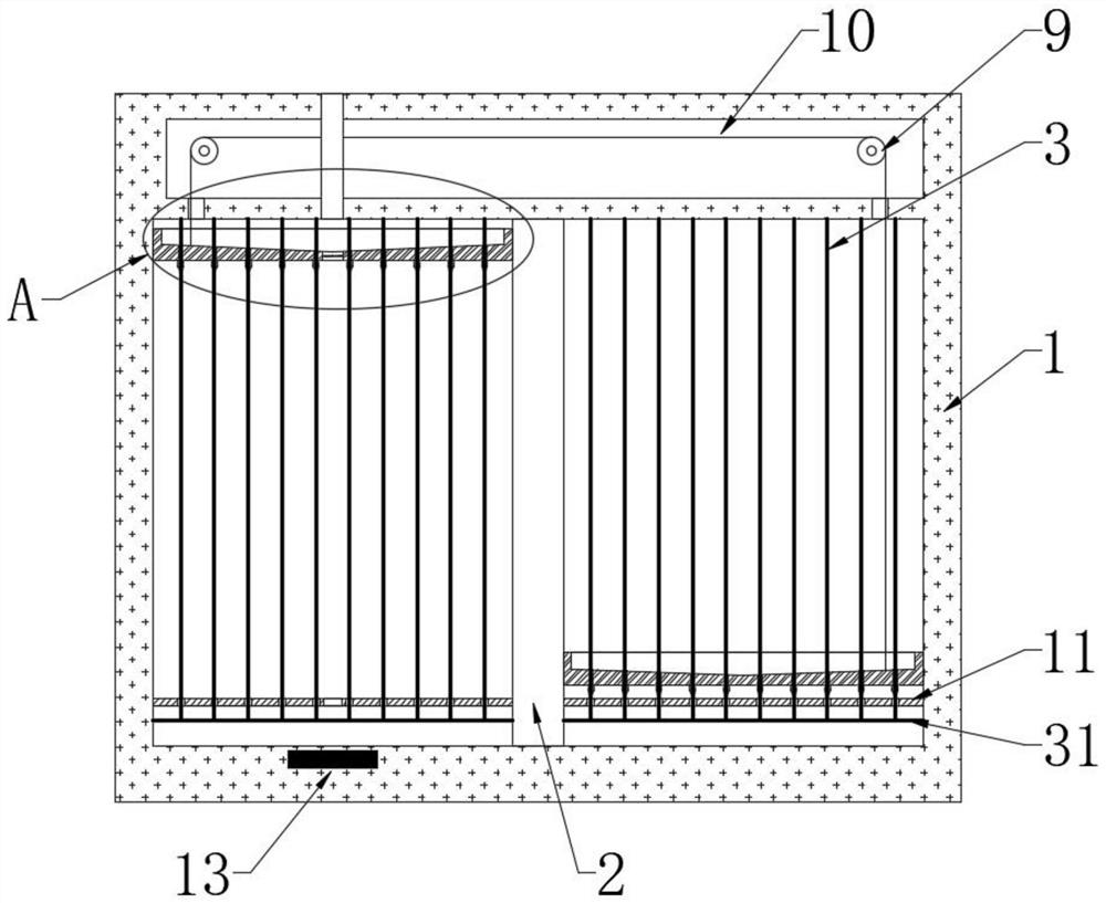 Self-cleaning dustproof net with high-temperature reminding function