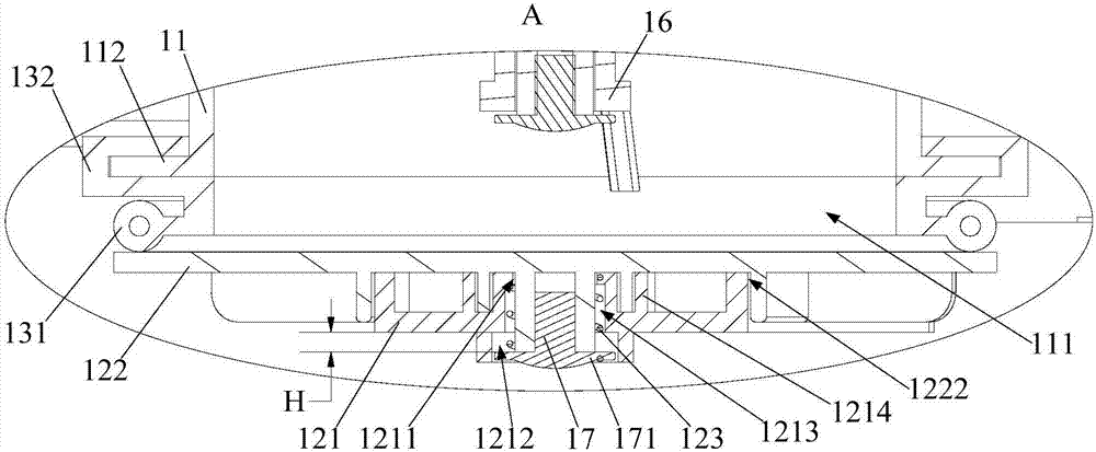 Material cleaning device and cooking appliance