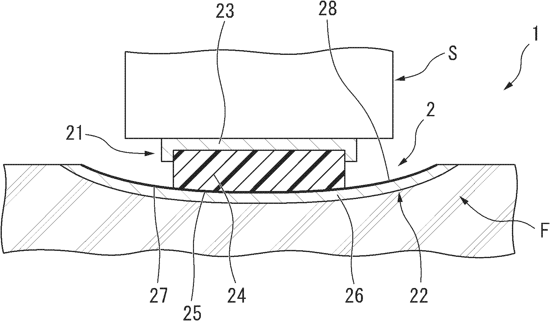 Slide structure, support structure and seismically isolated structure
