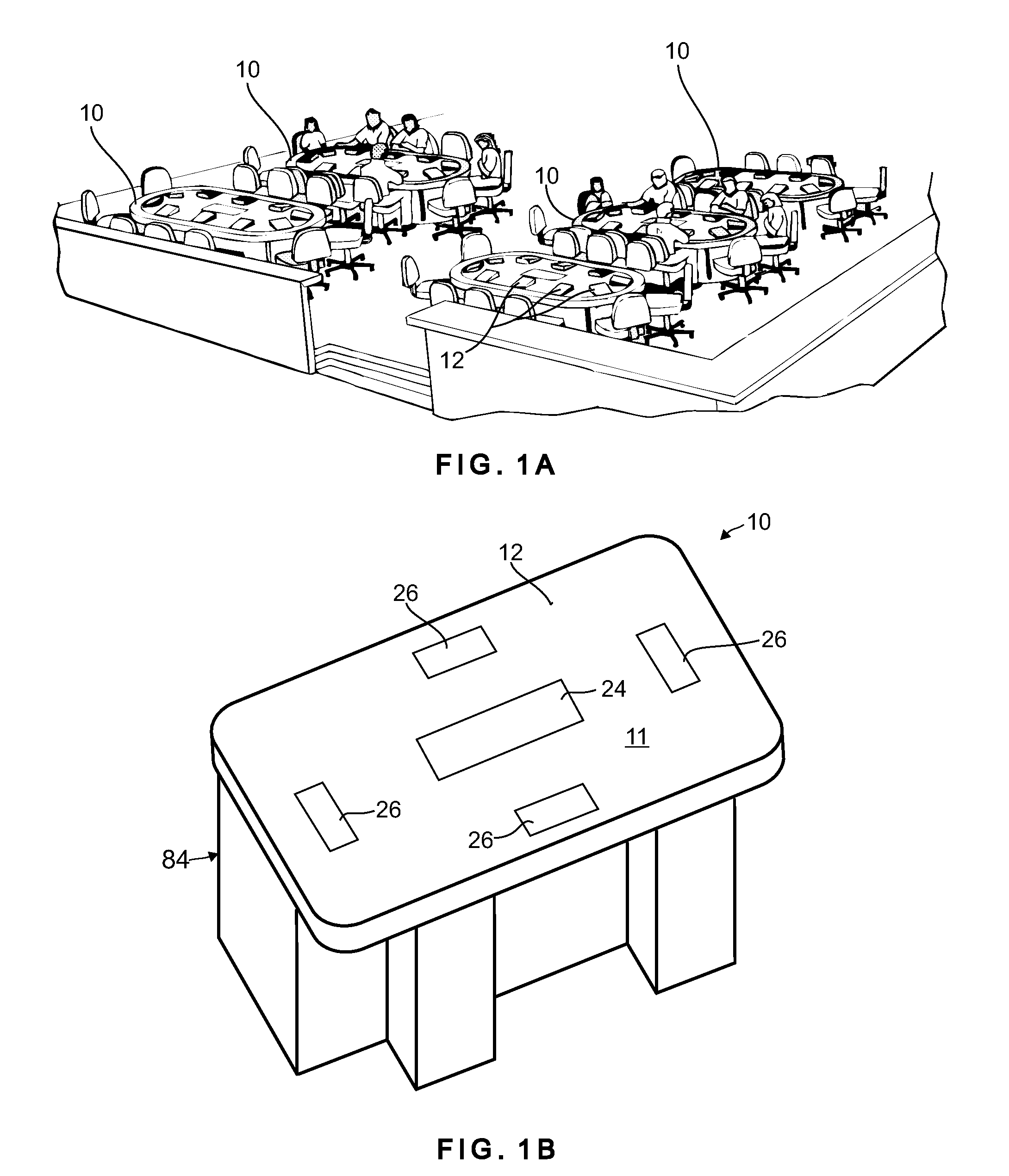 Method and system for secretly revealing items on a multi-touch interface