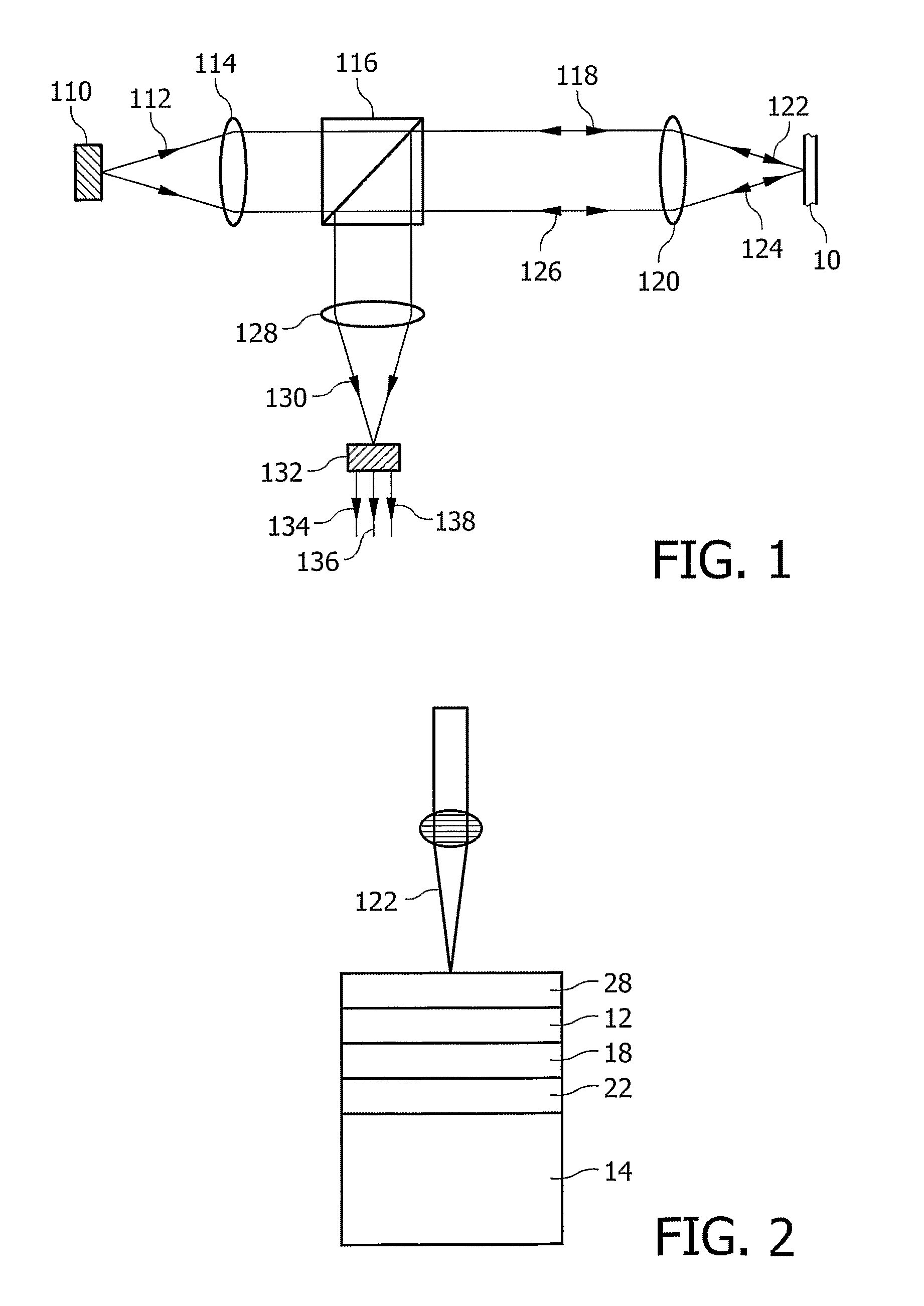 Method Of Writing Data On A Master Substrate For Optical Recording