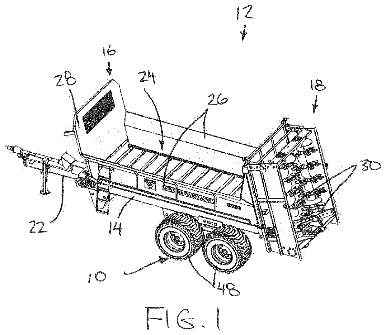 Walking beam axle assembly for an agricultural implement