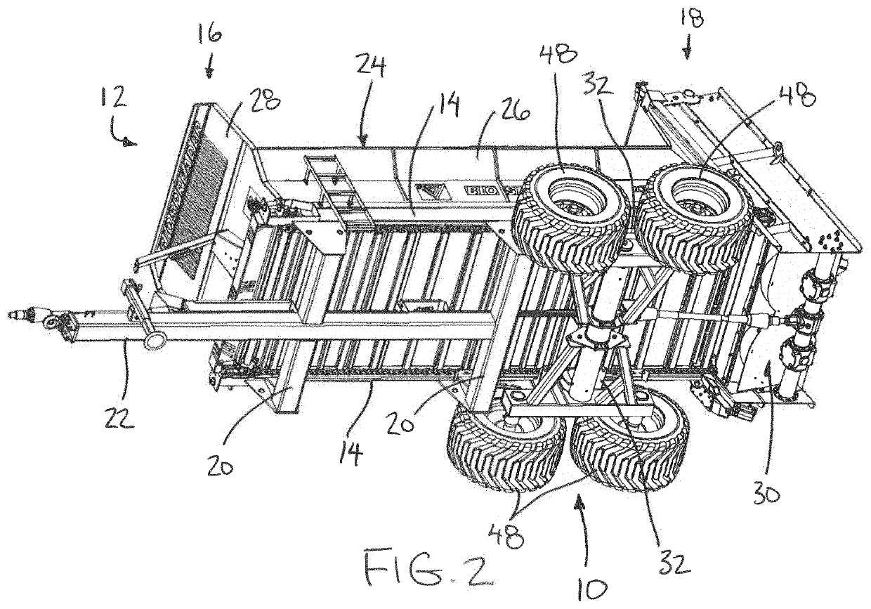 Walking beam axle assembly for an agricultural implement