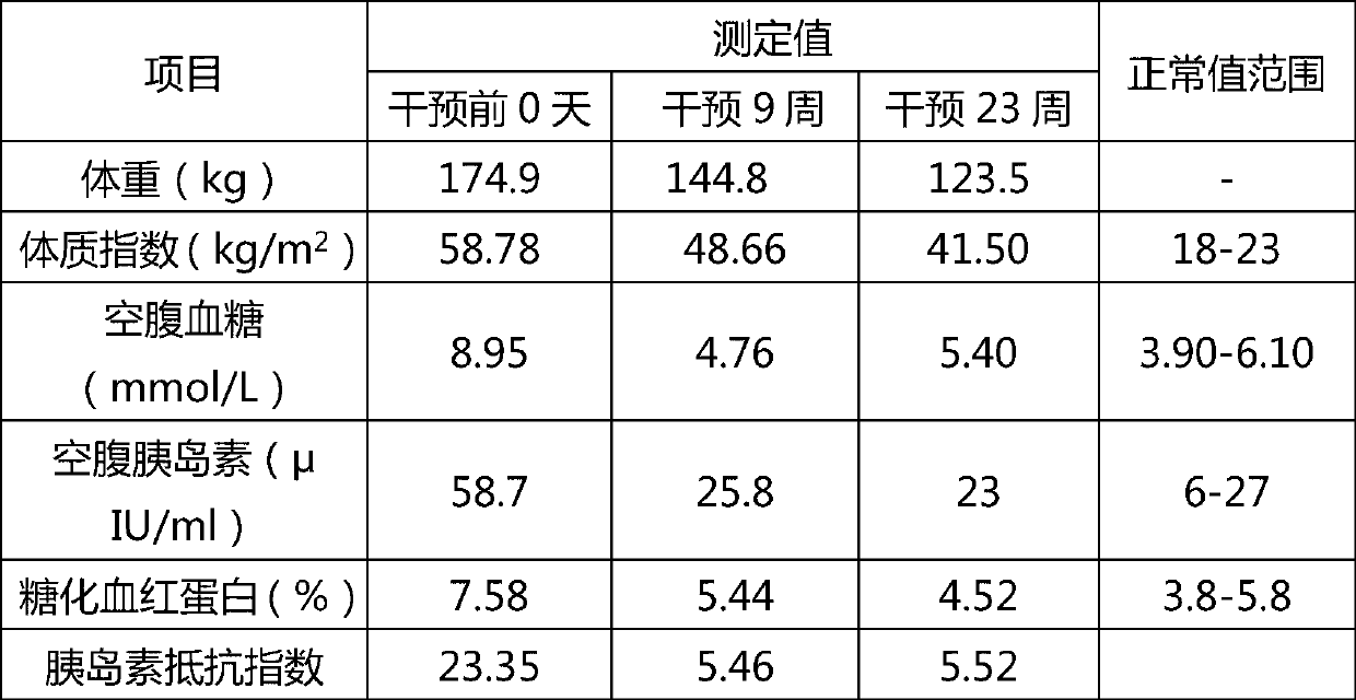 Total nutrient composition for balancing intestinal flora structure and improving metabolic syndrome and application thereof